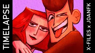 Clone High: X-Files x JoanFK - Timelapse Process