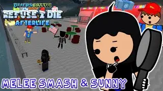 Mejores momentos en Melee Smash con Sunny y ⁨@Yoohoo505⁩ - Diversbattle Group en Roblox Refuse 2 Die