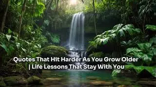 Quotes That Hit Harder As You Grow Older | Life Lessons That Stay With You