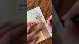 DIY fall watercolor birthday card 🍂🍁🥳 #watercolorart #cards #birthdaycard #diy