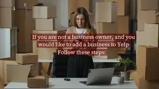 create listing of your business on yelp