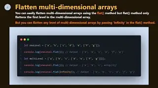 How to flatten multi-dimensional arrays | JavaScript| #shorts | Sinhala | 🆕