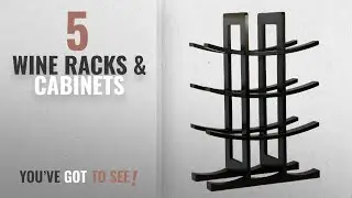 Top 10 Wine Racks & Cabinets [2018]: Oceanstar WR1132 12-Bottle Dark Espresso Bamboo Wine Rack
