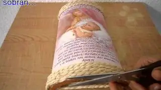 DECORANDO TEJAS DE BARRO PASO A PASO *DECORATING CLAY TILE STEP BY STEP *