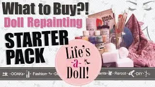 HOW I LEARNED TO REPAINT (Part 1): Basic Doll Repainting Materials (OOAK Doll Custom Making Series)