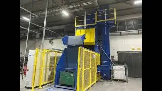 Machine for surface cleaning or peening in automotive, aerospace, foundry, metalworking industry