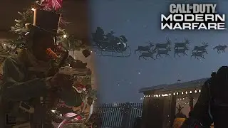 Modern Warfare - Santa Claus and Snowman Easter Egg (Winter Docks)