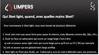 Pe4nuts NL5 Introduction au 3bet sizing, value et 3bet light