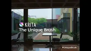 Krita 5 /The Unique Brush You Have to Give It A Try #2 #UniqueBrush