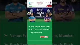 MI vs KKR IPL Dream11 Team Prediction #MIvsKKR #KKRvsMI #dream11
