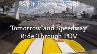 Disney World - Tomorrowland Speedway Ride Through