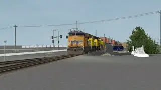 ORTS: High Speed UP C45ACCTE #7346 SB IDVLB-04 At Oxnard, CA