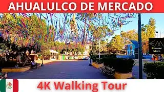 AHUALULCO DE MERCADO Sábado al Atardecer 4K Walking Tour | Jalisco 🇲🇽