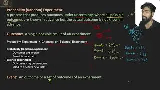 Probability Experiment vs Scientific Experiment | Understanding Randomness & Events