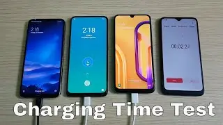 Redmi Note 8 vs Realme X vs Samsung Galaxy M30s Charging Time Test