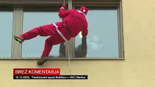 Tradicionalni spust Božičkov v UKC Maribor