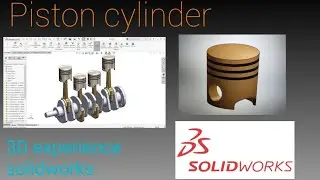 How to design 3D piston cylinder//@Sw-tcNet