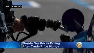 AAA: Florida Gas Prices Falling After Crude Price Plunge