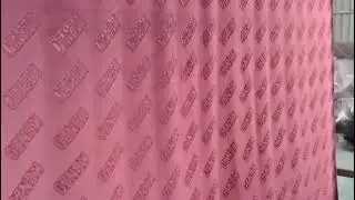 Curtain fabric/cloth 3D heating embossing machine