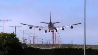 Asiana 747-400 Landing LAX | In-N-Out Spotting