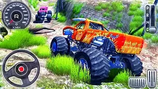 Offroad Monster Truck Stunt Driving Game - 4x4 Jeep Drive Simulator 2020 - Best Android GamePlay