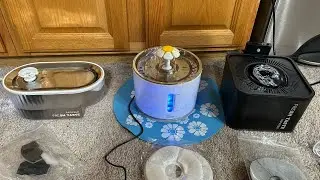 Papifeed 2.5L Vs Wonder Creature Vs Papifeed 3L Cat Water Fountains Comparison