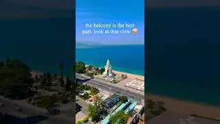 Stay in Nha Trang for $40/night. Service apartment with the best view #vietnamtravel #nhatrang