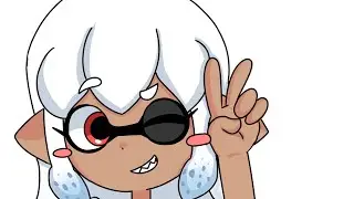 Ivy in Splatoon artstyle