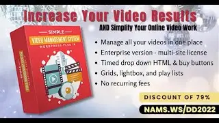 **Manage 2601 Videos on One Site with Our Simple Video Management System WordPress Plugin **