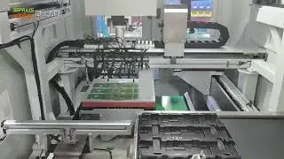 GAM336AT Inline fully-automatic PCB Depaneling Machine with Palletizer