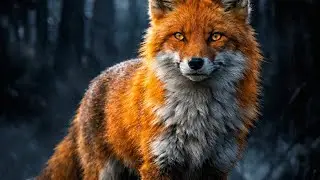 Fox at night 🌙 