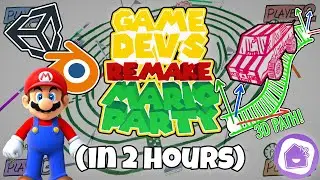 How I Remade a MARIO PARTY Minigame in UNITY (in 2 Hours!) | 50 Indie Game Devs Remake Mario Party