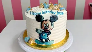 Autumn Mickey Mouse Cake 🍁 (Tutorial)
