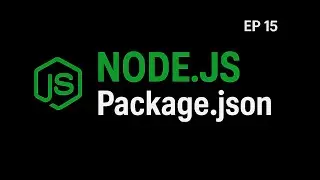 What is package.json in Node JS | Node JS Tutorial | Node JS Course 