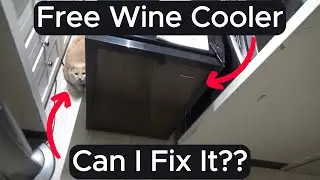 Magic Chef MCWC52BF Wine Cooler Repair Attempt - Relay & Compressor Test