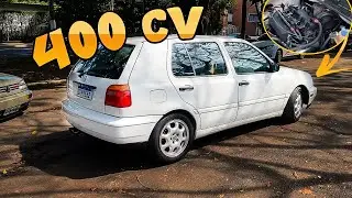 GOLF MK3 TURBO 400cv! LOBO EM PELE DE CORDEIRO!