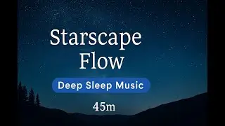 Starscape Flow &ndash; 45 Minutes of Deep Sleep Ambience | Focus & Quick Sleep Music #deepsleep #music