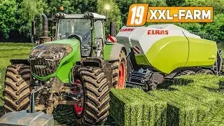 LS19 XXL Farm #53:  Unfassbar viele GRASBALLEN gepresst! Claas Quadrant | LANDWIRTSCHAFTS SIMULATOR