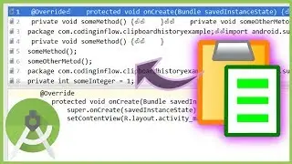 Android Studio / IntelliJ Clipboard History