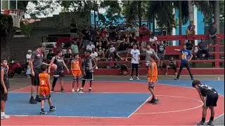 Juego Santa Ana Vs Los Rieles torneo mini Basket Provincia Duarte.