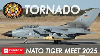 Luftwaffe A400M and Tornado Departures - Nato Tiger Meet 2025 - BA11, Beja, Portugal