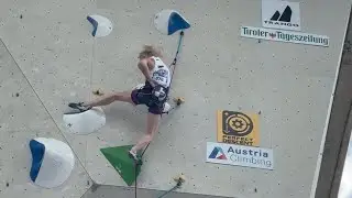 Janja Garnbret Tops Lead Qualification Route 2 | IFSC World Cup Innsbruck 2025