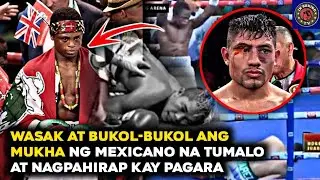 MEXICANO naTUMALO at NAGPAHIRAP kay PAGARA, WASAK at BUKOL-BUKOL ang MUKHA sa BATANG BOKSINGERO