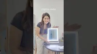 my new vanity mirror 🪞🌷 #Shorts #amazonfinds #unboxing