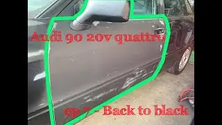 Audi 90 20v - ep7 - Back to black (paint and stuff)