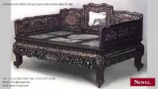 Art Moderne/1940s Antique Opium Bed Italian Beds for Sale