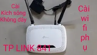 Cách cài đặt cục wifi đơn giản, cấu hình cho tp link 841#wifi