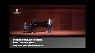 Complete and Final UNCG Voice Recital
