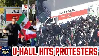 U-Haul Truck Plows Into Crowd at LA Anti-Iran Rally &mdash; New Footage
