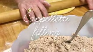 Italian nonna makes CAPPELLETTI filling